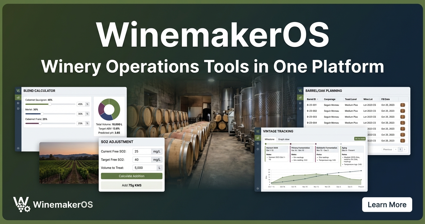 WinemakerOS share card